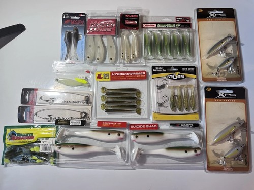 Mixed lot bass lures - bass,